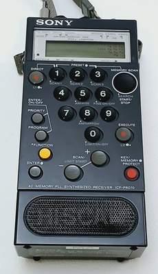 Sony ICF-PRO70 Radio - For Parts only | eBay