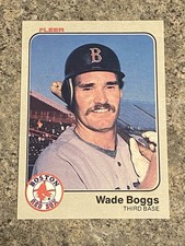 1983 Fleer - Wade Boggs #179 (RC)