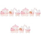  3 PCS Deko Für Kuchen Dekoration Torte Cartoon -Ornamente Kuchenschmuck