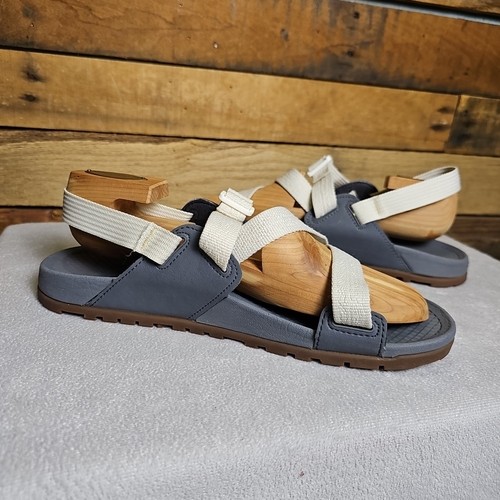 Sandalias deportivas clásicas de senderismo Chaco USA Z1 para mujer talla 8 al aire libre blancas grises - Imagen 4 de 12