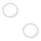 2 Pieces Ptfe Tubing Extruder Nozzles 3d Printer Accessories Tube 1.75