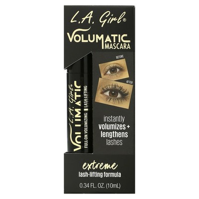 L.A. Girl Volumatic Mascara, GMS652 Black Brown, 0.34 fl oz (10 ml)