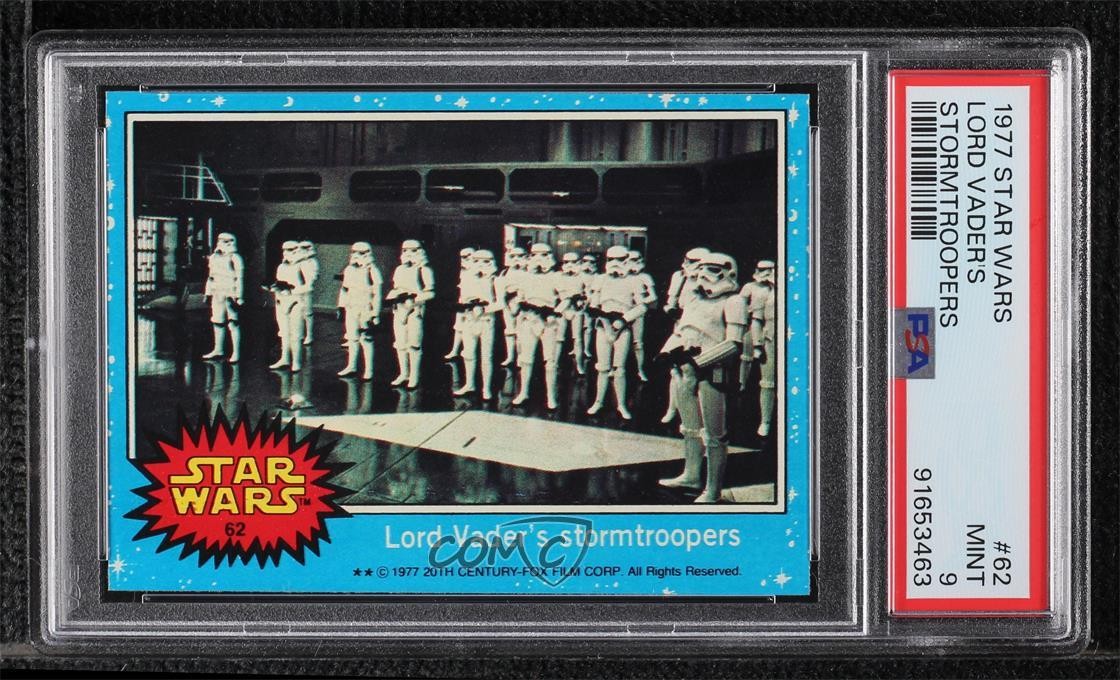 1977 Topps Star Wars Lord Vader's Stormtroopers #62 PSA 9 MINT