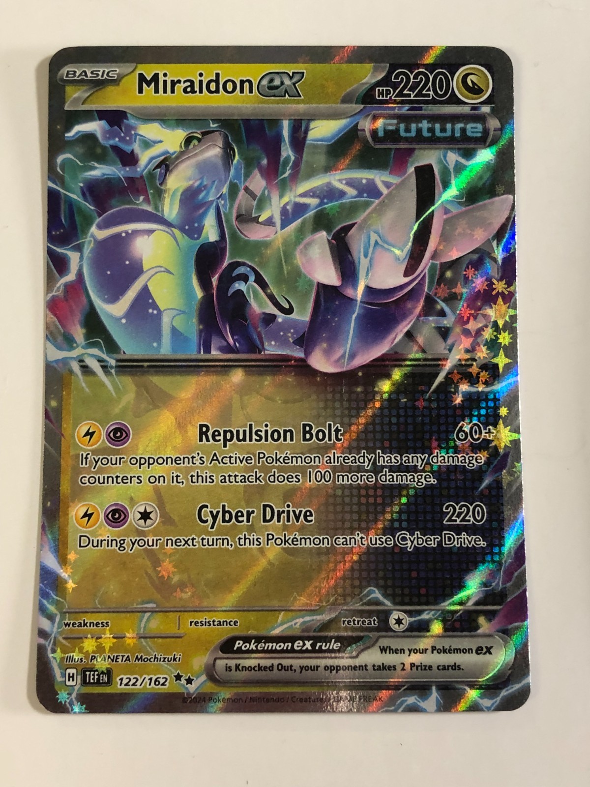 Pokemon TCG Temporal Forces Miraidon EX 122/162 Near Mint