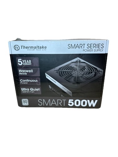 Thermaltake Smart Series 500W SLI/CrossFire Continuous Power ATX Power Supply...