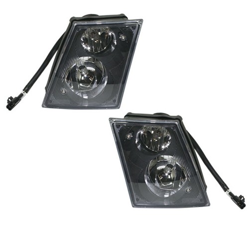 For 03-18 VNL HD Truck Front Driving Fog Light Lamp Assembly w/Bulb Set Pair - Picture 2 of 5