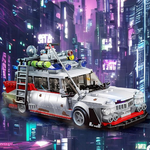 HI-REEKE Buster ECTO-1 Building Kit for Adult, Ghost Speed Champion Car... - Picture 2 of 7