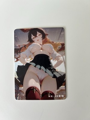 Amber HR-05 Class Illustration Reluctant Card Set Genshin Impact