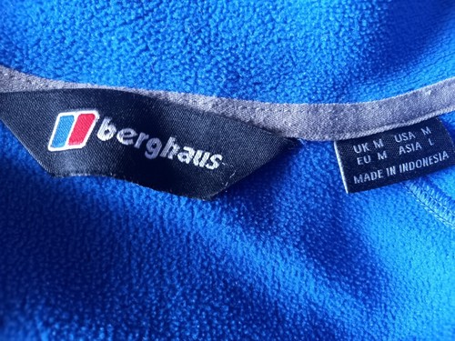 Herren Berghaus Fleece Blau Größe M 38"/40" Brustumfang - Bild 4 von 5