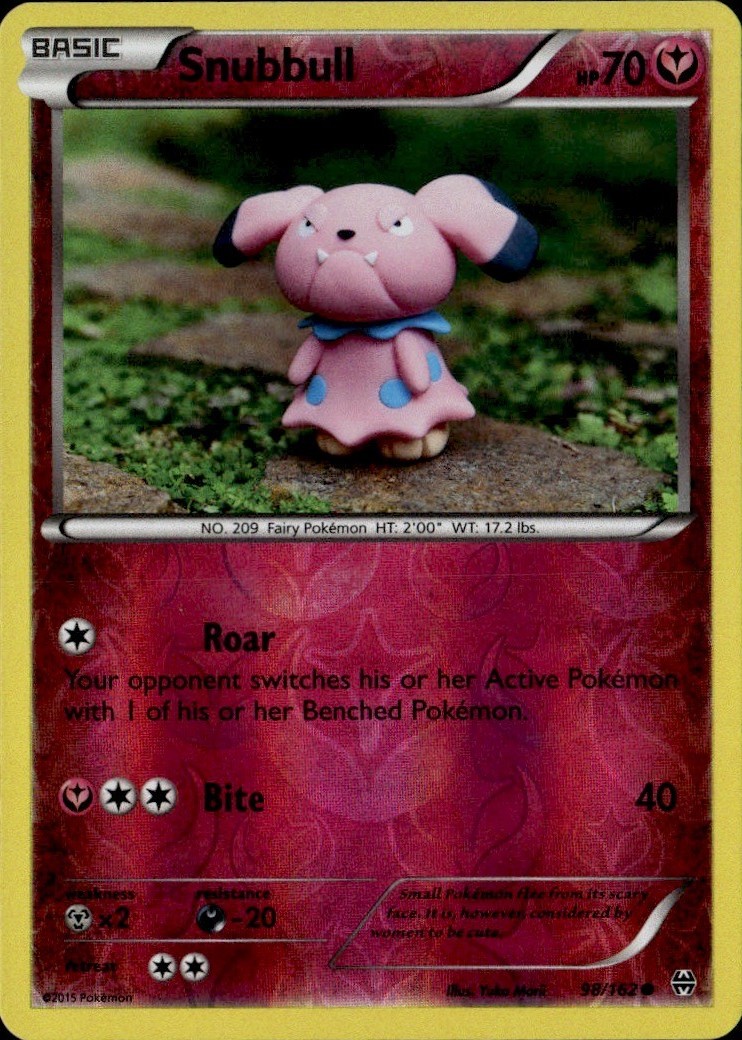Snubbull Reverse Holo Common BKT XY - BREAKthrough 98/162 LP-NM