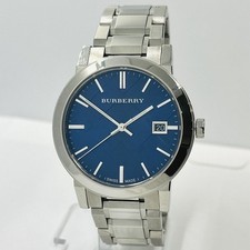 Bu10110 Burberry Established 1856 Watch Burberry Silver Band