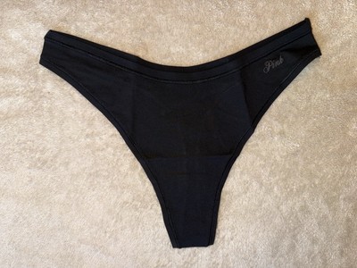 PINK Victoria's Secret - String - Tanga - NEU S Schwarz