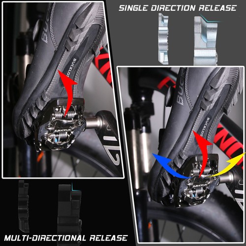 BUCKLOS for SPD BH51 Pedals Cleat Set MTB Bicycle Cycling Cleat for SPD Pedal - Picture 5 of 5