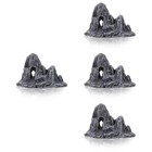  4PCS Mini Rockery Schmuck Mini Landschaft Orament Mini Bonsai Ornament Sand