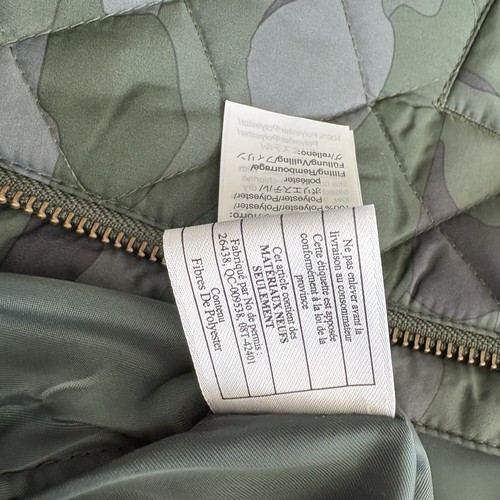 J. Crew Boys Crewcuts NWT Puffer Vest Size 14 Green Camo Walker Quilted Zip - Picture 8 of 13
