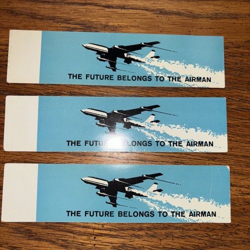 (3) -1950s/1960s US AIR FORCE Space NASA vintage military recruitment bookmarks - Picture 2 of 3