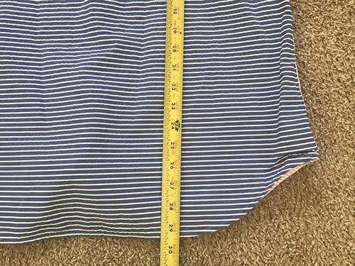 Polo Ralph Lauren Seersucker Fun Shirt Mens Colorblock Slim Fit Size Large - Picture 7 of 8
