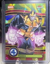 2026 Topps Finest Fantastic Four Thanos Blacklight Gold Refractor #9/50 #BL-086