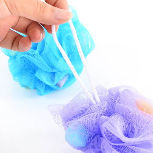 1 Stück 10 Stück Duschschwämme bunt Badeball Netz Netze Körperschrubber bunt - Bild 3 von 11