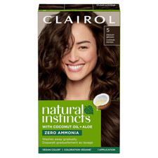 Clairol Natural Instincts Demi-Permanent Hair Dye, 5 Medium Brown Hair Color