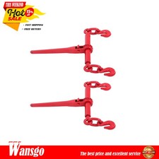 Grab Hook & 1/2" Slip Hook2PK 5/16"-3/8" Heavy Duty Ratchet Chain Binder, 5/16"