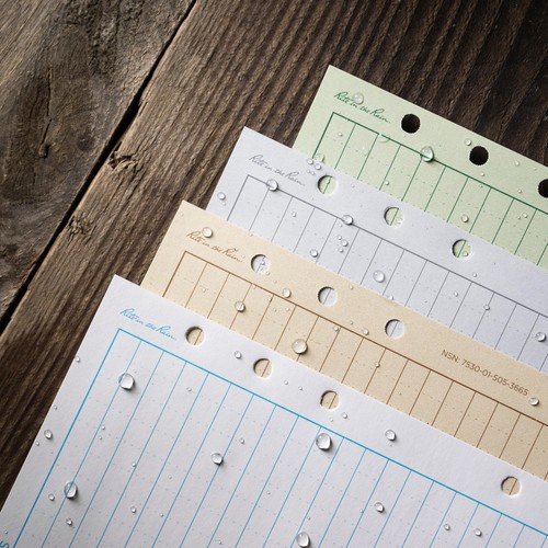 Weatherproof Loose Leaf , 4.625" x 7", 32# Tan, Universal Pattern, 100 Pack (... - Picture 4 of 6