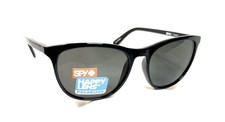 Spy Cameo Sunglasses - Shiny Black - Happy Green Grey Polarized, Pre-owned