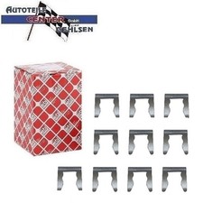 10x FEBI HALTER BREMSSCHLAUCH VORNE / HINTEN AUDI / SEAT