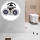 4Pcs Shower Door Rollers Wheels Replacement Sliding Glass Door Hardware