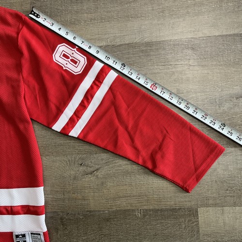 Vintage Stadium South Pole MCMXCI Jersey Mens Size XL Hockey Jersey Sweater Red - Picture 12 of 14