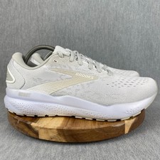 Brooks Ghost 16 Shoes Womens Size 11 White Sneakers Running Athletic Jogging