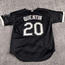 Majestic Baseball Jersey Mens 50 Black MLB Chicago White Sox Carlos Quentin 20
