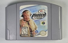 Madden 2000 Football - Nintendo 64 (N64) Cartridge Only! Authentic! Tested!