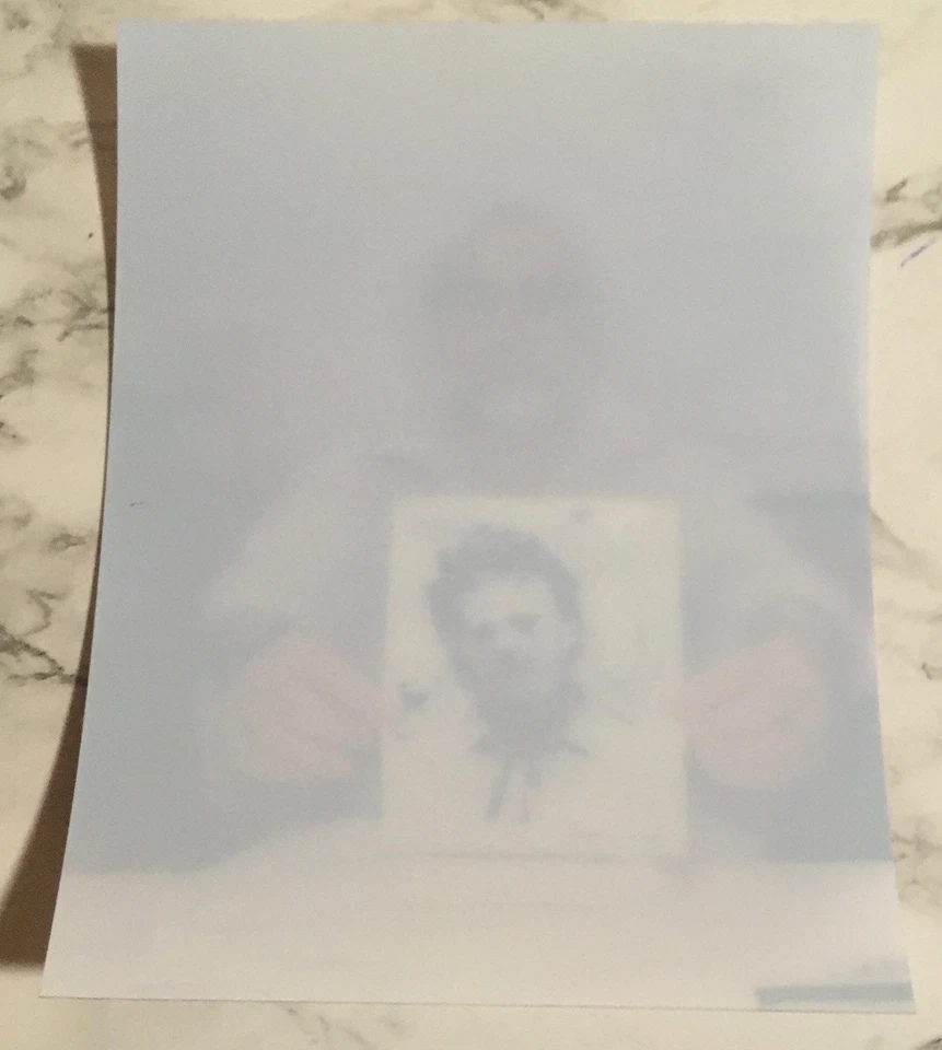 罕见! GUUNAR HANSEN 坦率 3-D LENTICULAR 1-OF-A-KIND! 德克萨斯链锯! — 第 2/2 张图片