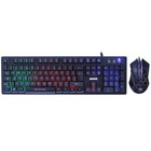 Marvo Scorpion KM409 Gaming Keyboard and Mouse Bundle, 7 Colour LED Backlit, USB