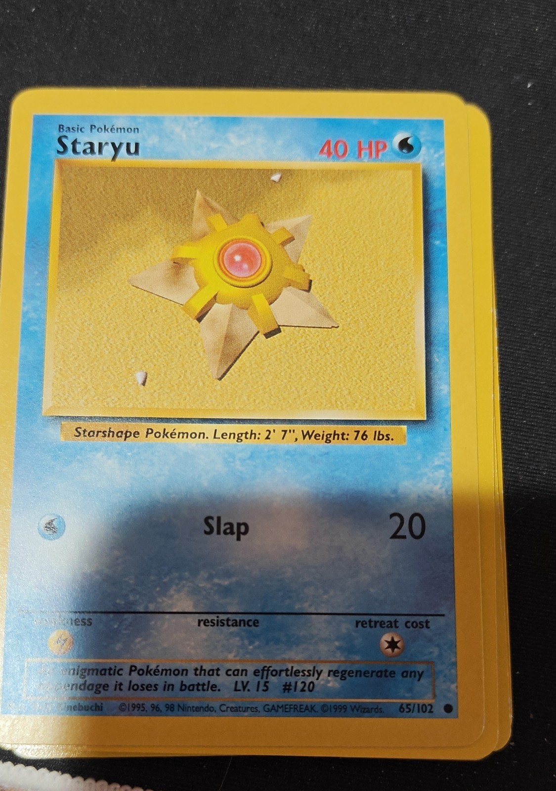 Staryu 065/102 Base Set Regular