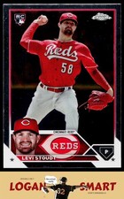 Levi Stoudt 2023 Topps Chrome Update #USC13 RC Cincinnati Reds