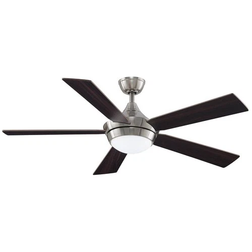 FANIMATION Celano V2 52 in. LED Brushed Nickel Fan w/ Frosted Glass & Remote - Picture 1 of 3