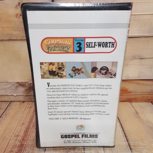 Sunshine Factory Vol 3 Self-Worth VHS Sealed Gospel Films Christian Kids Show - Picture 2 of 4