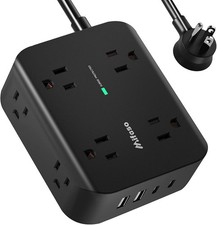Surge Protector, 8 Outlet, 4 USB 5FT Cord