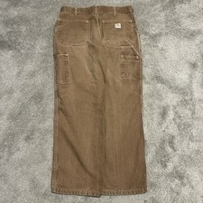 Brown Carhartt Flame Resistant Carhartt Carpenter Jeans 34 X 32