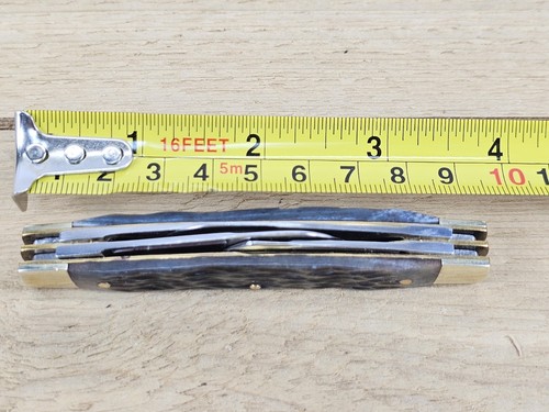 Fife Cut Co Pocket Knife Blue Bone 4 Blade Congress Germany - Picture 11 of 12