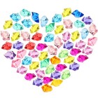  1 Pack of Fake Plastic Ice Cubes Irregular Design Plastic Crystal Rocks Fake