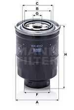FUEL FILTER FITS: MAZDA CX-7 SUV 2.2 MZR-CD AWD/2.2 MZR-CD AWD .MAZDA 6 SPORT