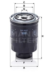 FUEL FILTER FITS: MAZDA CX-7 SUV 2.2 MZR-CD AWD/2.2 MZR-CD AWD .MAZDA 6 SPORT - Picture 1 of 3