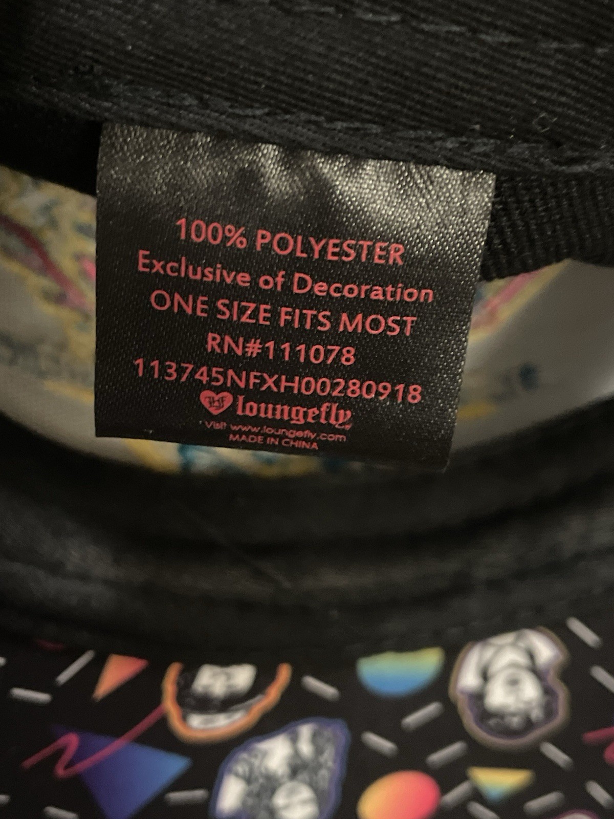 Stranger Things Black Adjustable Strapback Hat Ca… - image 11