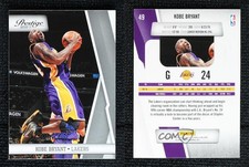 2010-11 Prestige Kobe Bryant #49 HOF