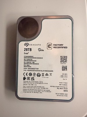 FOR PARTS - Seagate Exos 28TB SATA 3.5