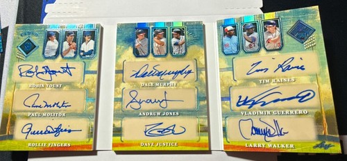 2025 Leaf Seasons In The Sun Baseball Cloud 9 Player Auto Booklet 2/4 - Picture 2 of 3