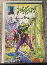 Defiant Plasm #0 Comic June 1993 Autographed Single Staple Jim Shooter Lopham
